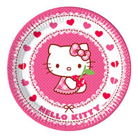 Pappersassietter Hello Kitty - 8-pack